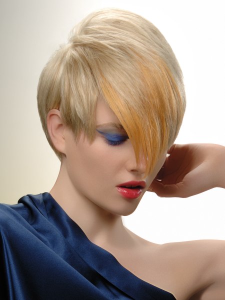 Short neck and sides haircut for women