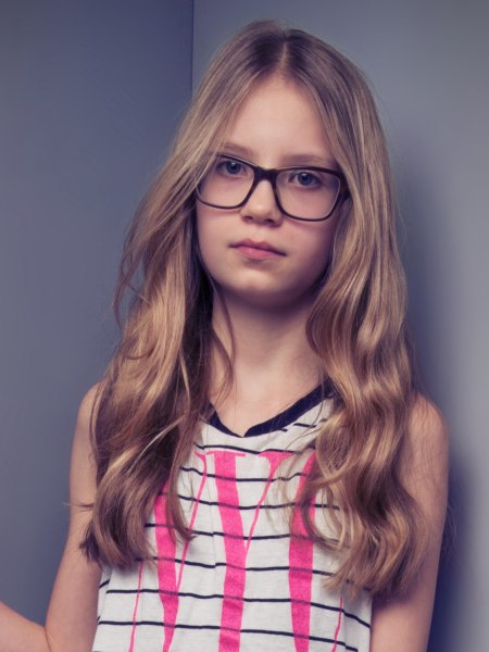 Hair for kids wearing glasses