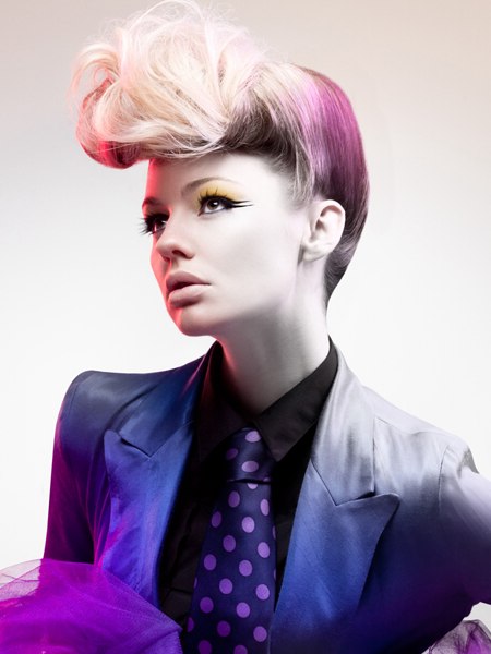 1950s rockabilly hairstyle for women