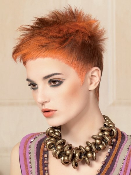 Mannish short haircut for women