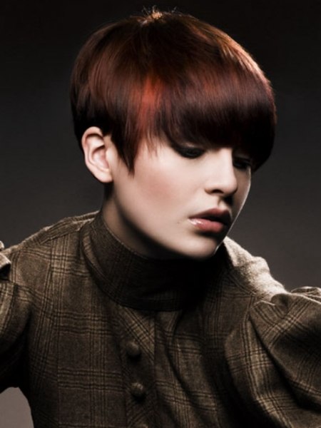 60s women's look for short hair