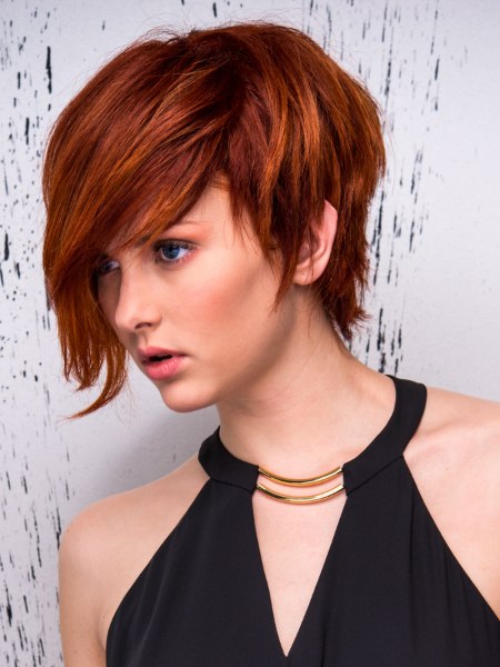 Boyish short hair for girls