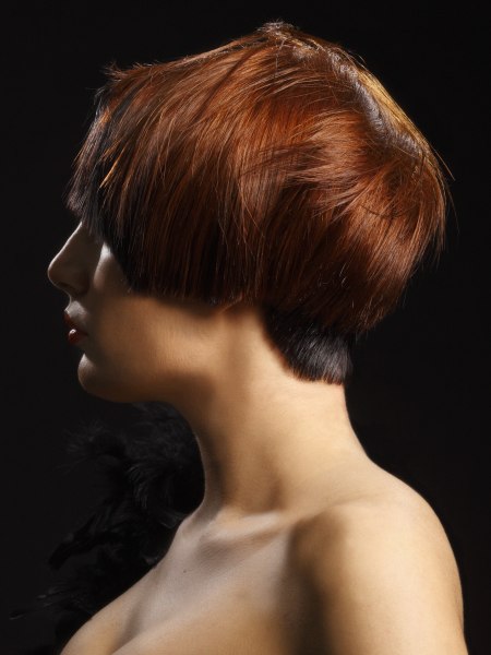 Short bob with undercut sides