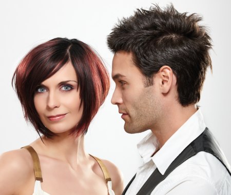 Fashionable hairstyles for men and women