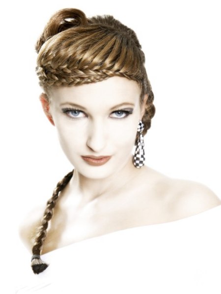 Hairstyle with braids