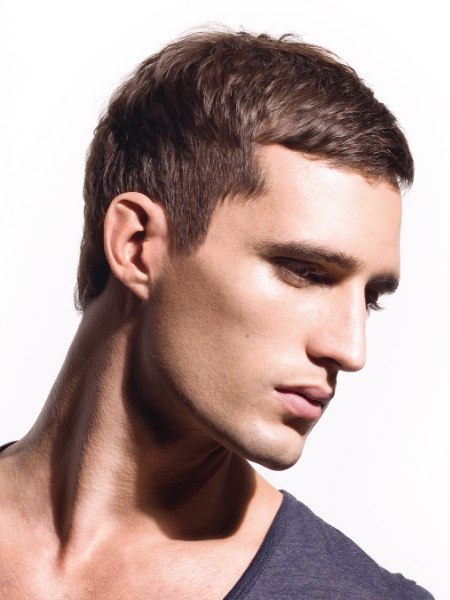 Classic short haircut for men