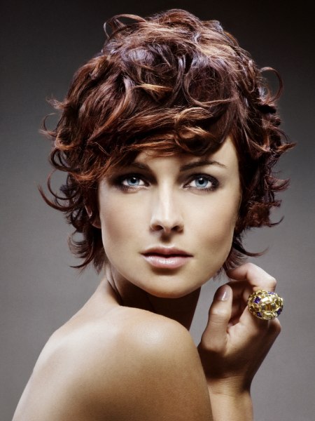 Short hairstyle for a busy mom or business woman