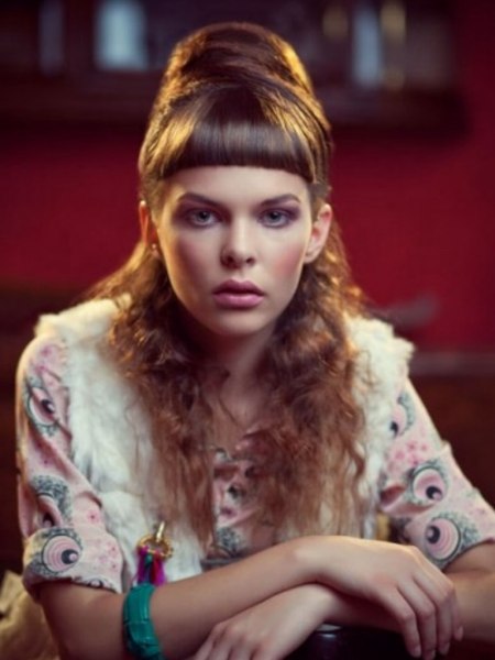 Hippy inspired hair fashion