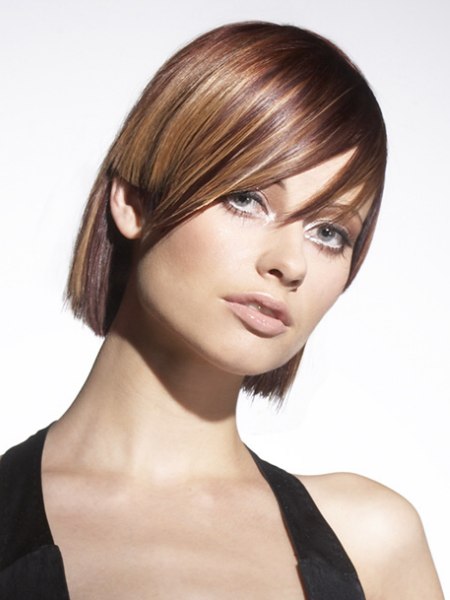 Half ear haircut for women