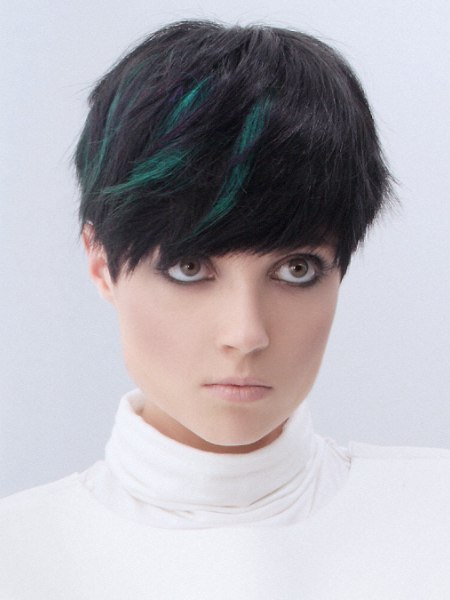 Modern pixie cut with rugged styling