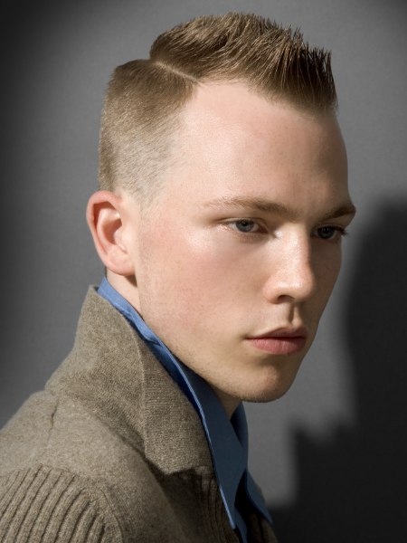 Classic fade cut hairstyle for men