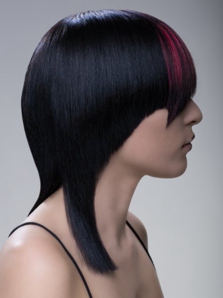 Hairstyle with razor-crisp edges