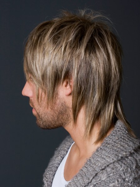 Wild haircut for men