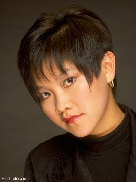 Short Asian haircut that is quick to style