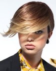 Short high fashion hairstyle for the office