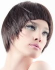 Simple bowl cut with soft razor-cut ends