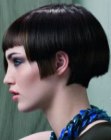 Classy short hair with extreme shine