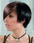 Short bob with soft layering and a natural shape