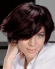 Easy to wear short haircut with movement for women