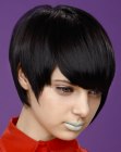 Short hairstyle for a Manga look