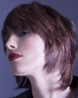 Sophisticated short hair that can be worn in different ways