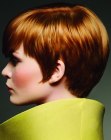 Classy short haircut with beautiful cutting lines