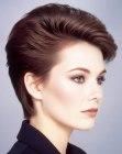 1980s new wave short hairstyle