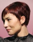 Practical and versatile above the ears haircut for women