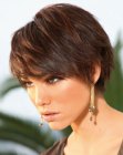 Short and easy to style layered hair