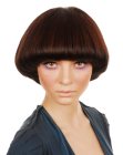 Sleek short hairstyle inspired by the Purdey look