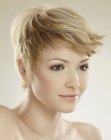 Elongated pixie cut with layers