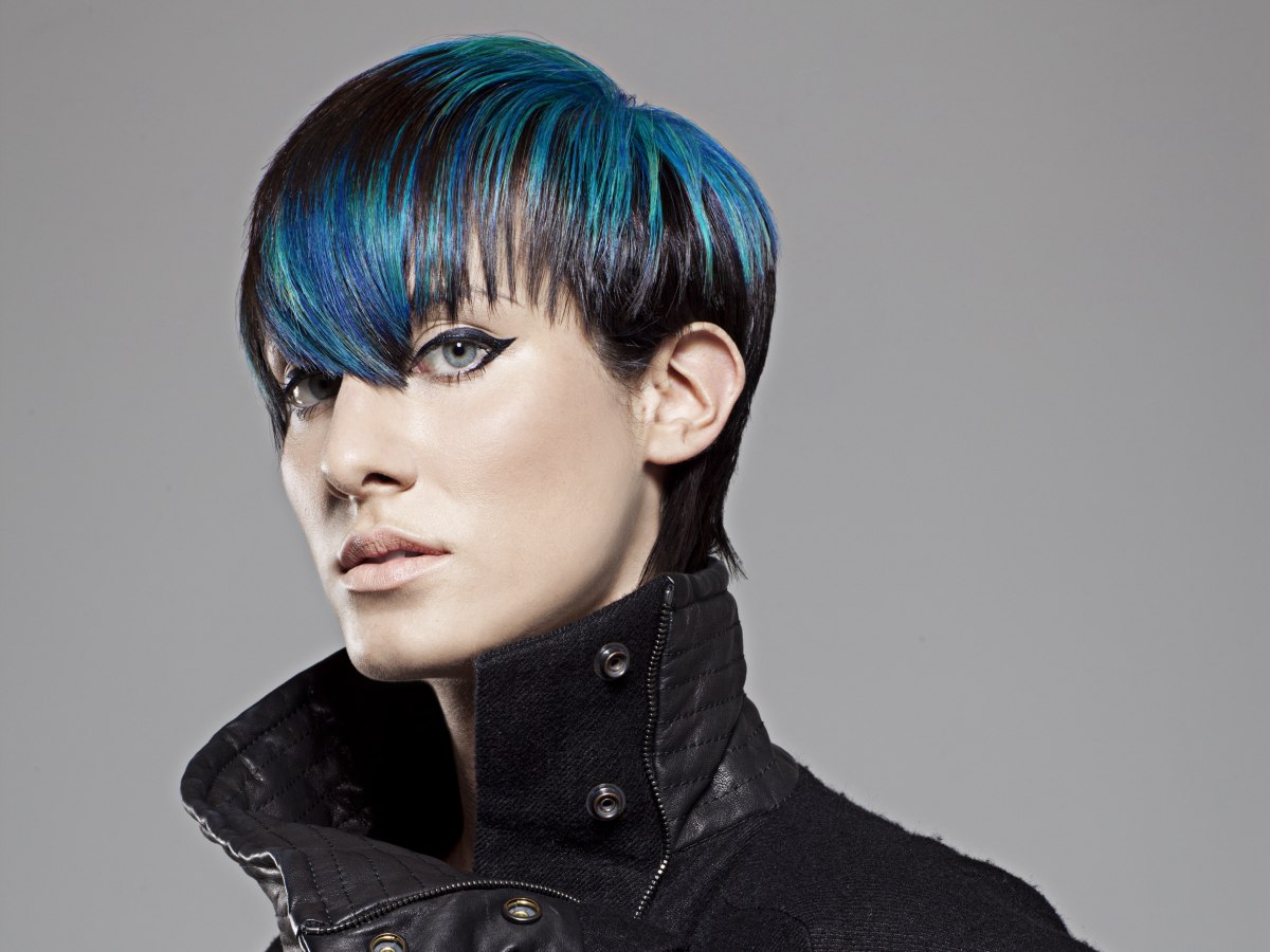 blue hair color sally beauty