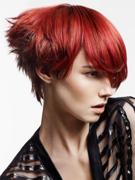 Ruby red hair color