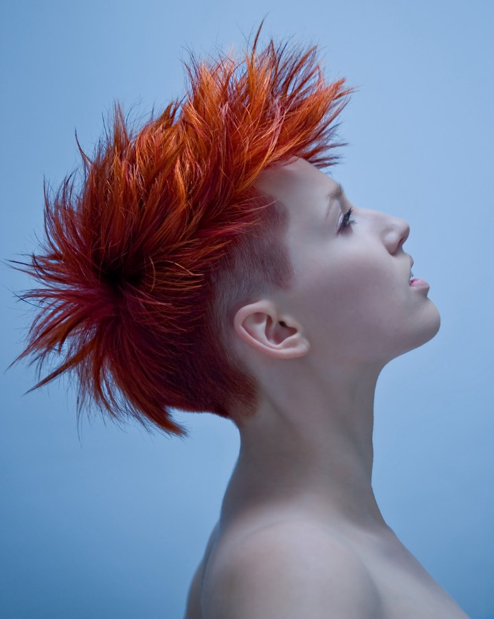 unconventional and expressive haircuts