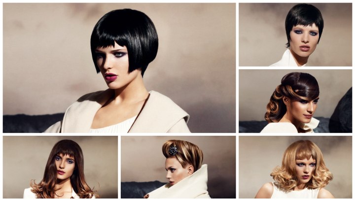 Modern hair based on classic ideas