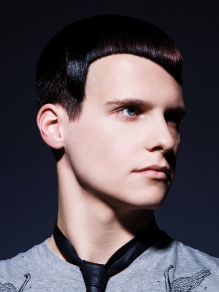 Space age hairdo for men