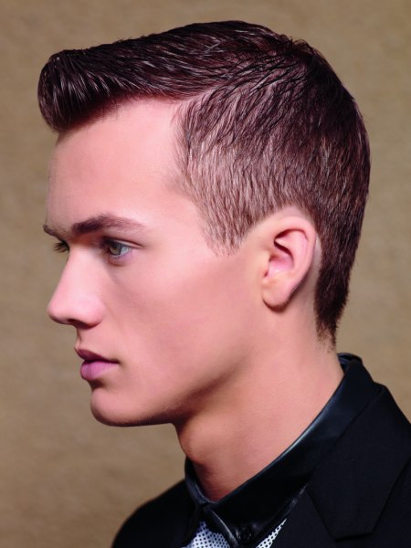 Neat and super short haircut for men