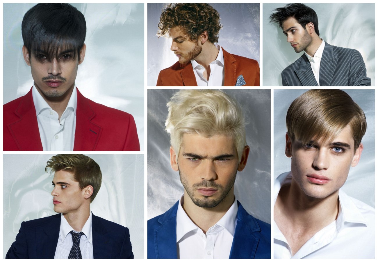 Fashion hairstyles with clear lines for men