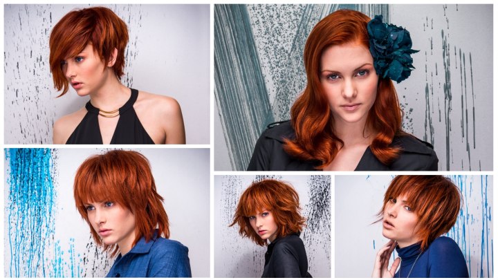 Hairstyles for red hair
