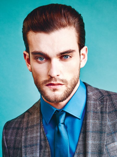 Men's hairstyle for a dashing look
