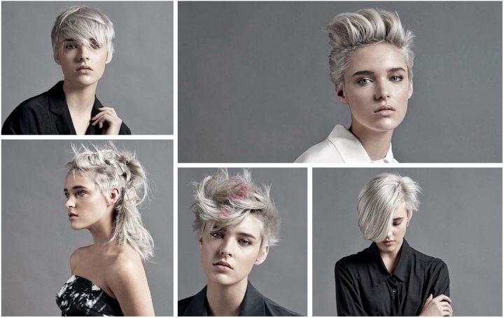 Fantastic hairstyles for gray hair