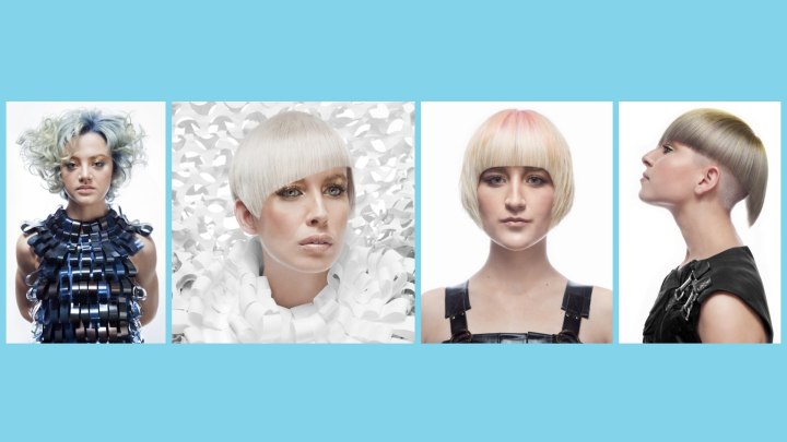 Geometric hairstyles