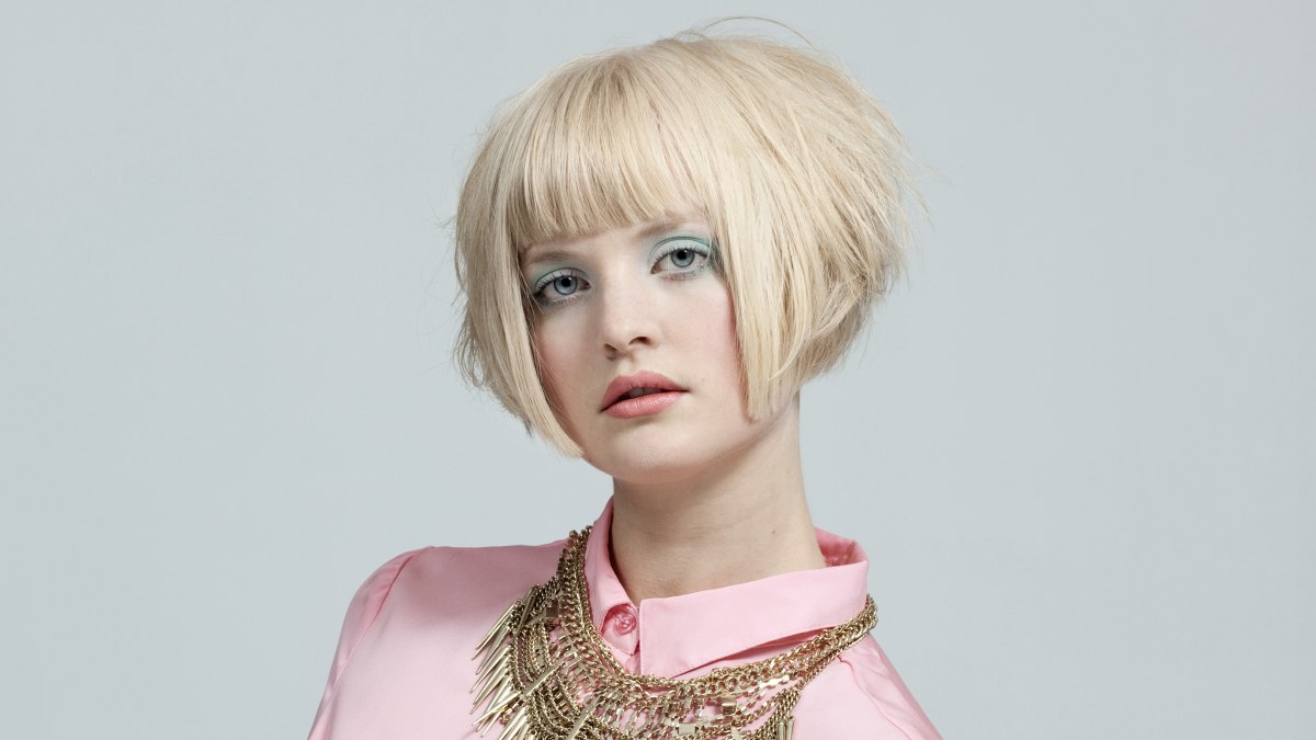 Trendy short hairstyles and pastel hair colors | Bob, pixie and men's cut