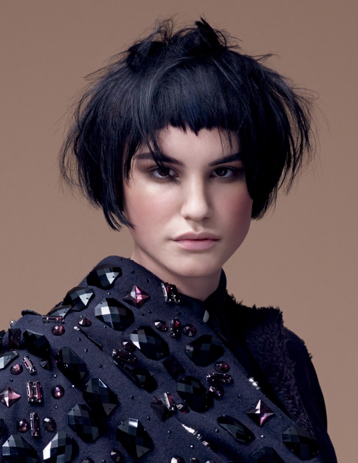 Sassoon cuts with soft edges and following the natural flow of the hair