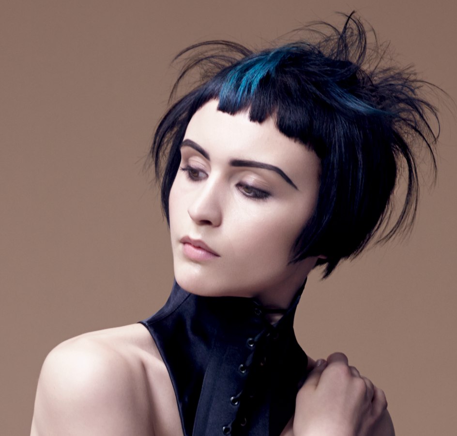 Sassoon cuts with soft edges and following the natural flow of the hair