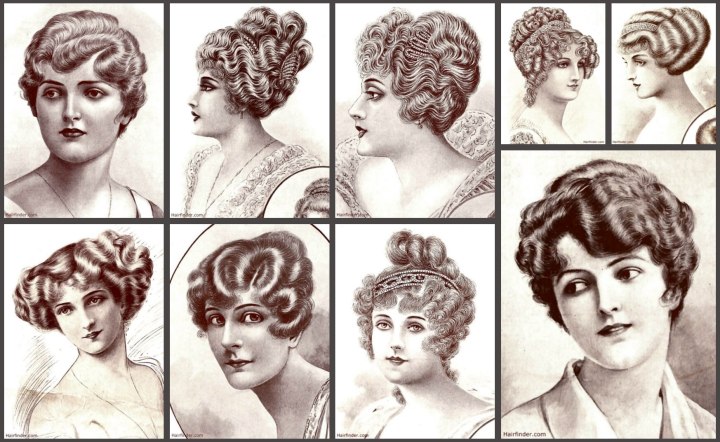 Hairstyle 1900s hi-res stock photography and images - Alamy