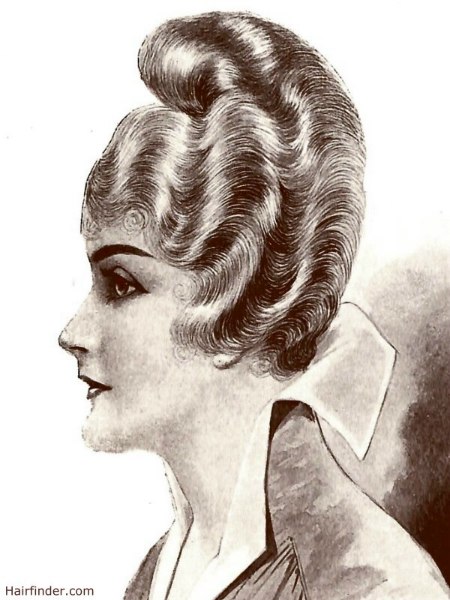 War-time hairstyle