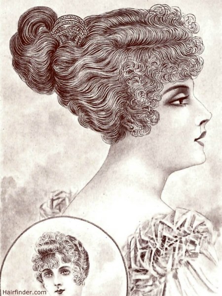 1920s hairstyle with ringlets