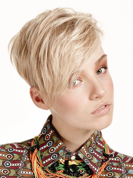 Easy to style short hair