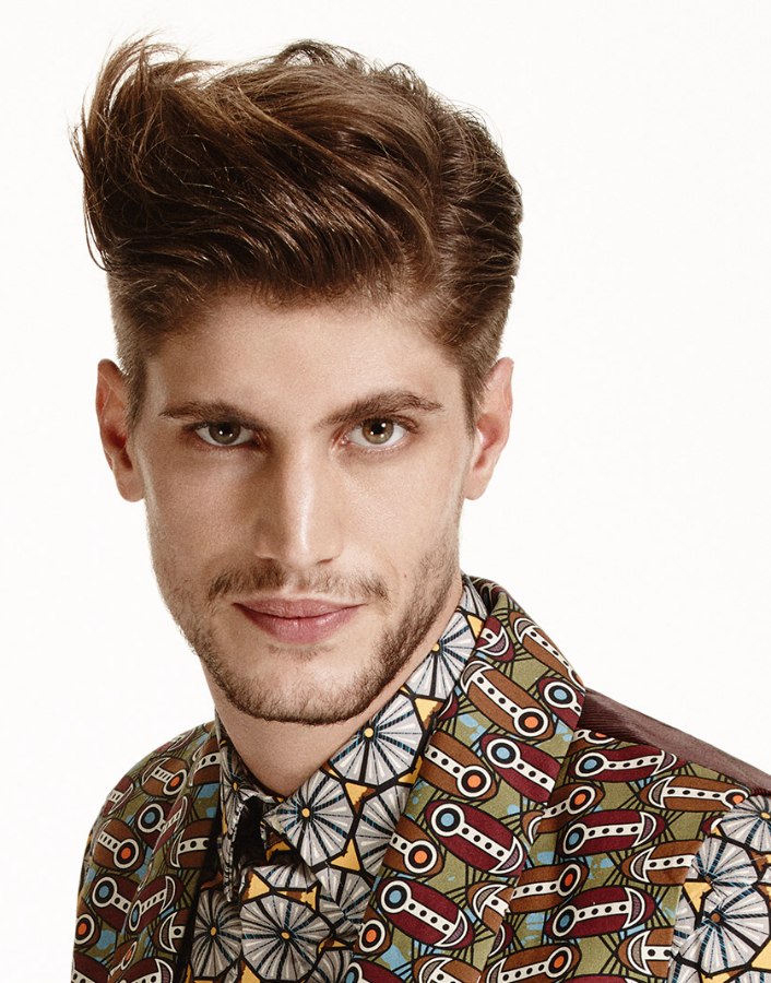 Haircuts with a colorful mix of patterns, textures and colors